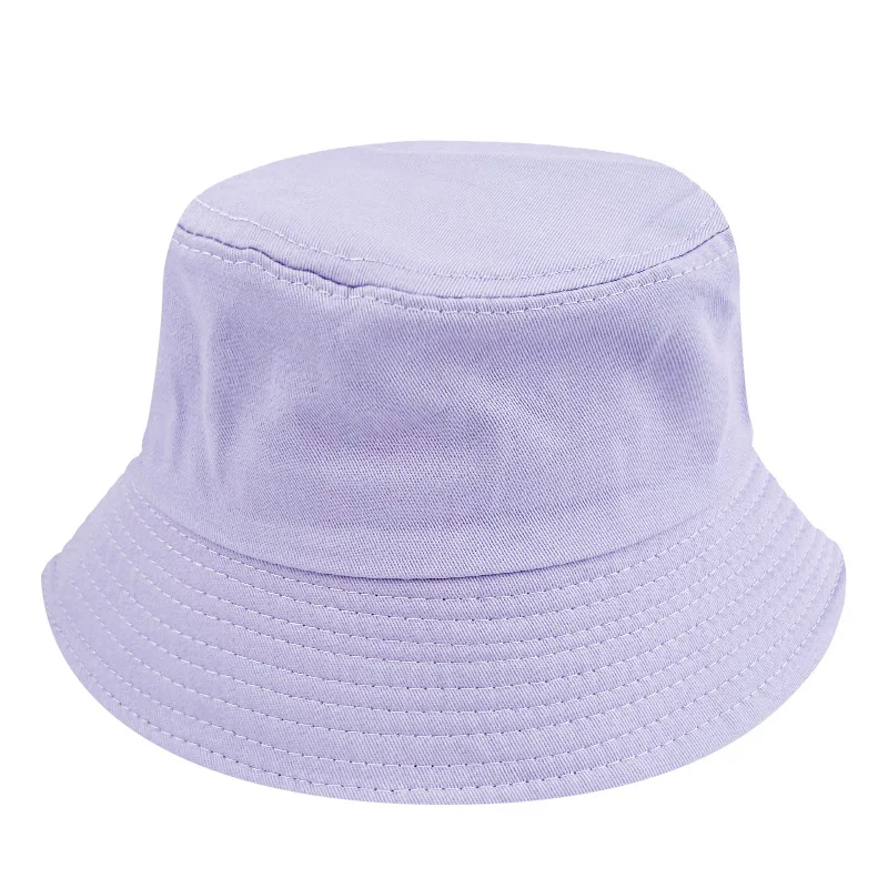 

Custom LOGO Cotton Fisherman Hat Solid Color Kids Adult Fashion Summer Beach Sun Visor Caps Bulk Unisex Blank Plain Bucket Hats