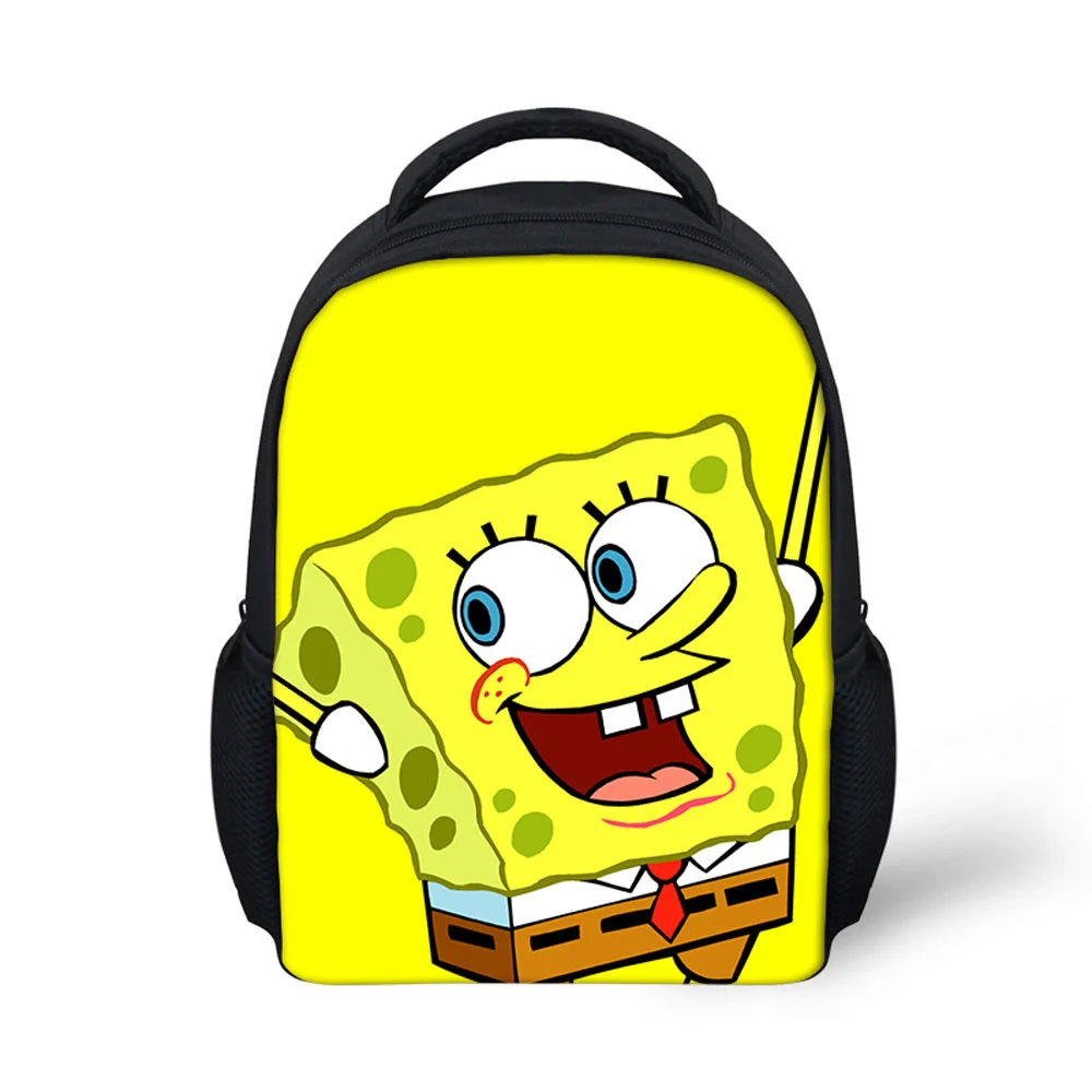 

2021 custom backpack purse laptop backpacks SpongeBob SquarePants bag promotional kids school bags for girls boys student