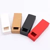 Factory made Custom printing 50ml Small Black Brown drawer Essential Oil packing gift box,perfume jewelry Sliding gift box