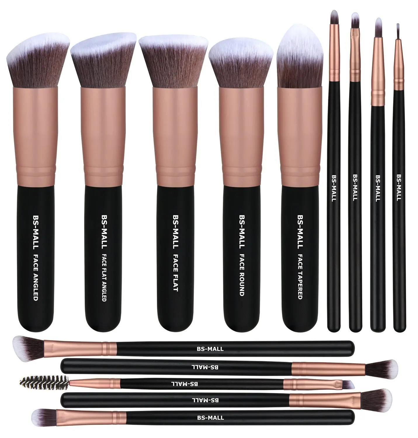 

Wholesale 15pcs foundation powder eyeshadow beauty cosmetic marble makeup brush set