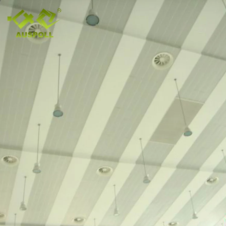 Wind-Proof False Aluminum S Shaped Strip Linear Ceiling Panels For Airport