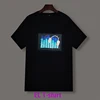 music equalizer led flashing T-shirts rock band t-shirts/led flashing t-shirts/make led t shirt