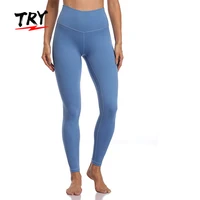 

TRY Women's non see through nylon spandex elastane workout Yoga Pants anke Length Leggings