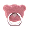 Wholesale 360 Rotate Glitter bear popsock Stand cell Phone ring finger grip Holder