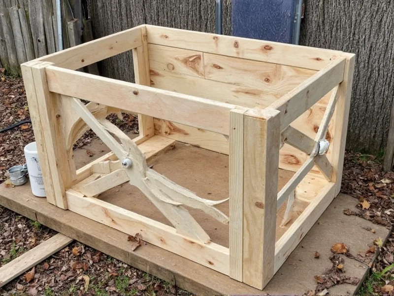 DIY generator enclosure frame construction