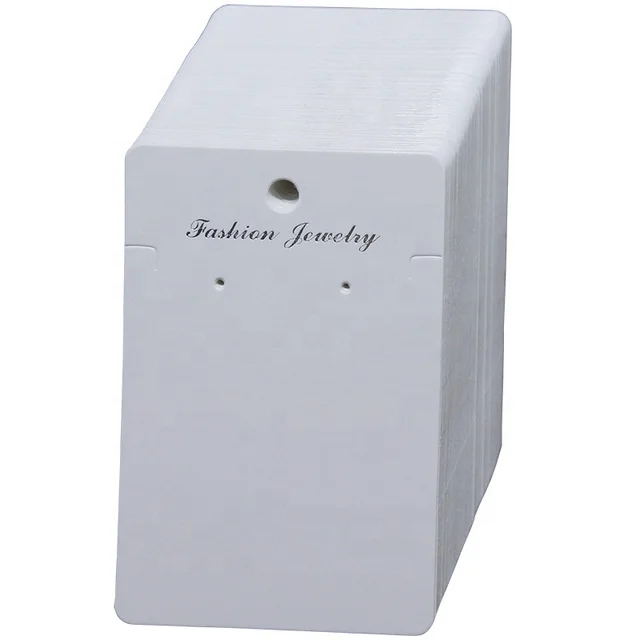

100pcs/lot Earrings Jewelry Display Cards Cardboard Earring Packaging Hang Card for Studs Earring Paper Card, Customized color