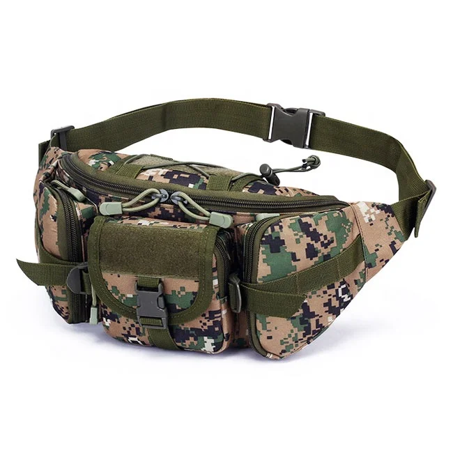 

Outdoor Molle Camping Hiking Pouch Climbing Bag Military Tactical Waist Pack Shoulder Bag, Multi colors +customized color