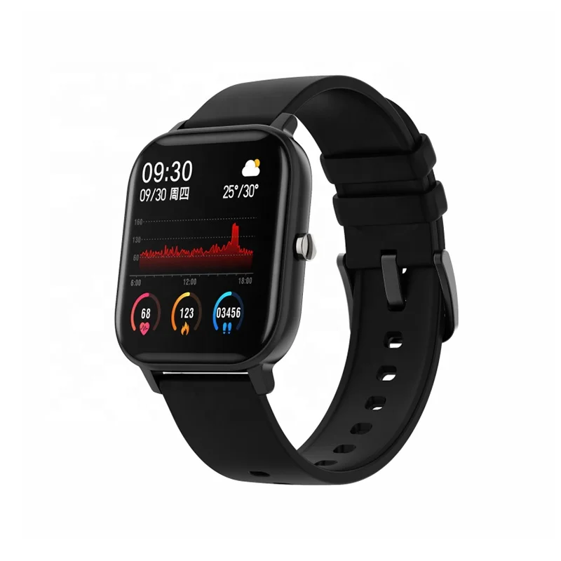 

Hot Sales P8 Smart Watch 1.4 Inch Full Touch Screen Fitness Tracker Heart Rate Blood Pressure Smartwatch
