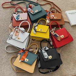 Purses 2020 handbag luxury heart buckle bags silk 