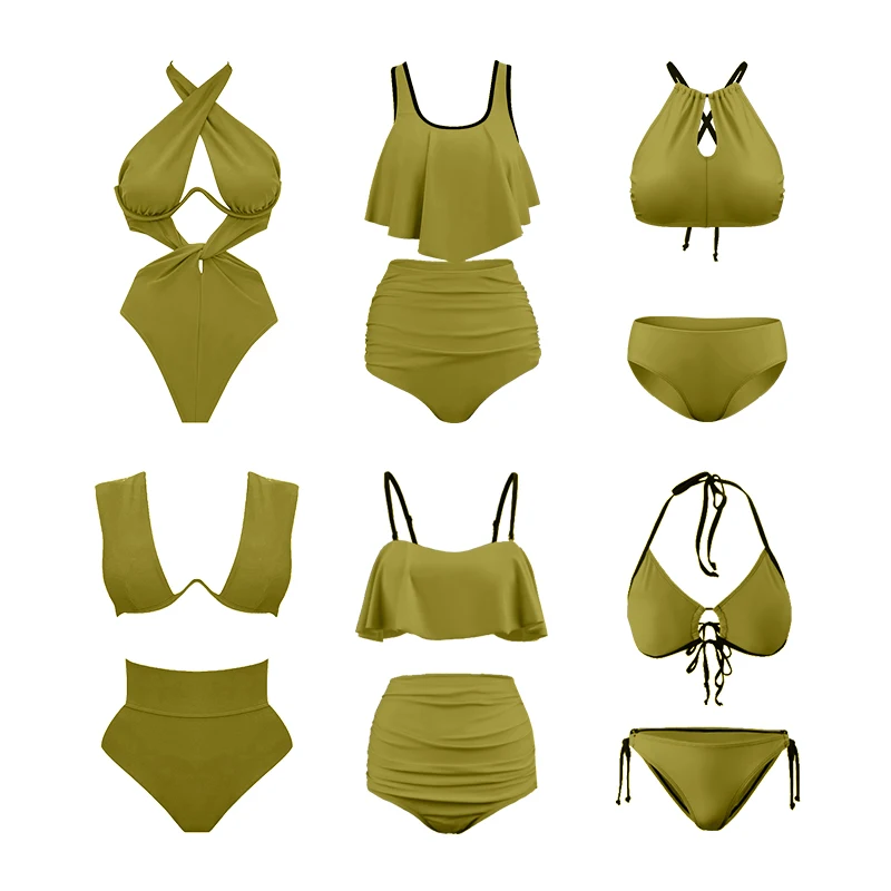 

2022 Custom Printing Logo Swimsuit Swimwear Girl Bikini Beachwear Women Custom Sexy Bikinis Set