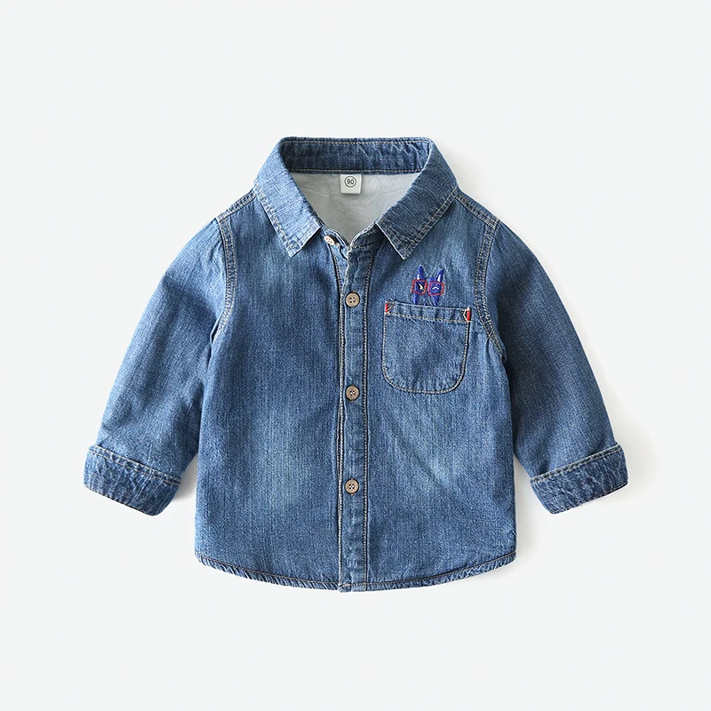 
Hot selling solid color pure cotton kids shirts boy 