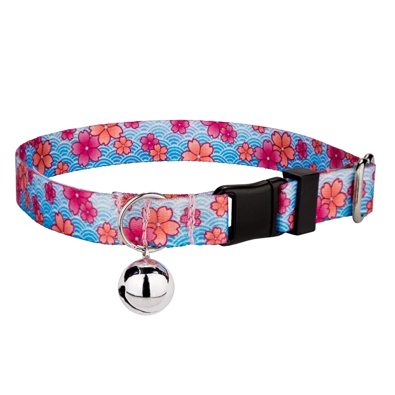 

Wholesale Durable Adjustable Pet Dog Cat Collar Custom Design Dog Collar With Buckle, Customized color