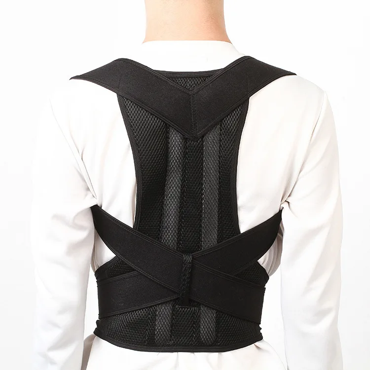 

Wholesale Back Brace Belt Lumbar Support Back Posture Correction, Black