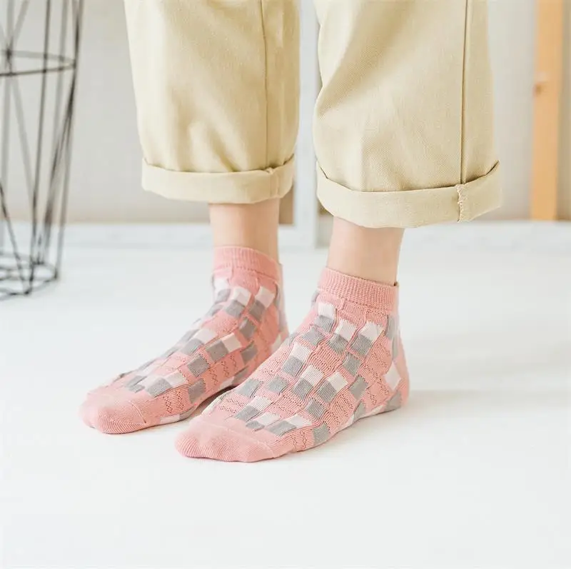 

New Spring Cotton Short Socks Summer Colorful Luxury Ankle Socks Women, Picture