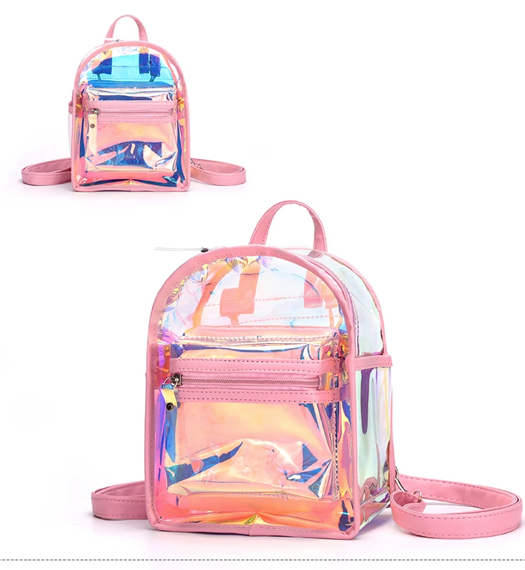 

Wholesale cheap PVC fashionable Shiny Laser backpacks backpack for girls