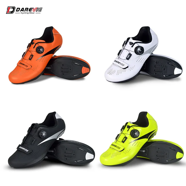 

Darevie Whole Sales Custom Winter Cycling Shoes Carbon Cycling Sneakers for Cycle Men Mountainbike Mtb Road Bike, Black white yellow orange or custom