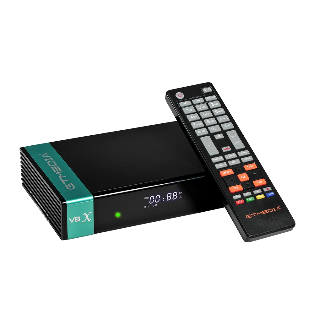 

RTS Newest GTMEDIA V8X H.265 DVB-S/S2/S2X Satellite TV Receiver set top box With CA Card Slot update by N8 NOVA