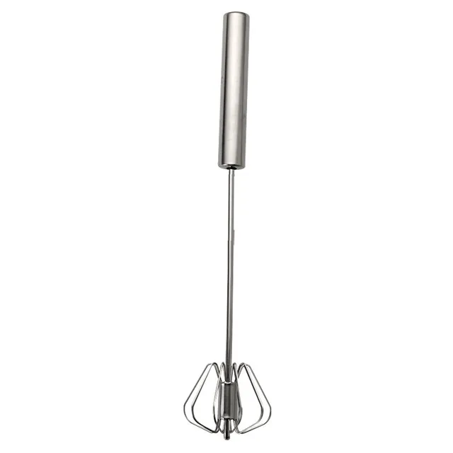 

Semi-automatic Rotating Stainless Steel Beater Creamy Whisk Kitchen Accessories