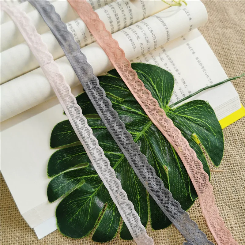 

LS1076 1.5cm High quality elastic color lace lace lace lace lace trim DIY craft material gift wrapping lace