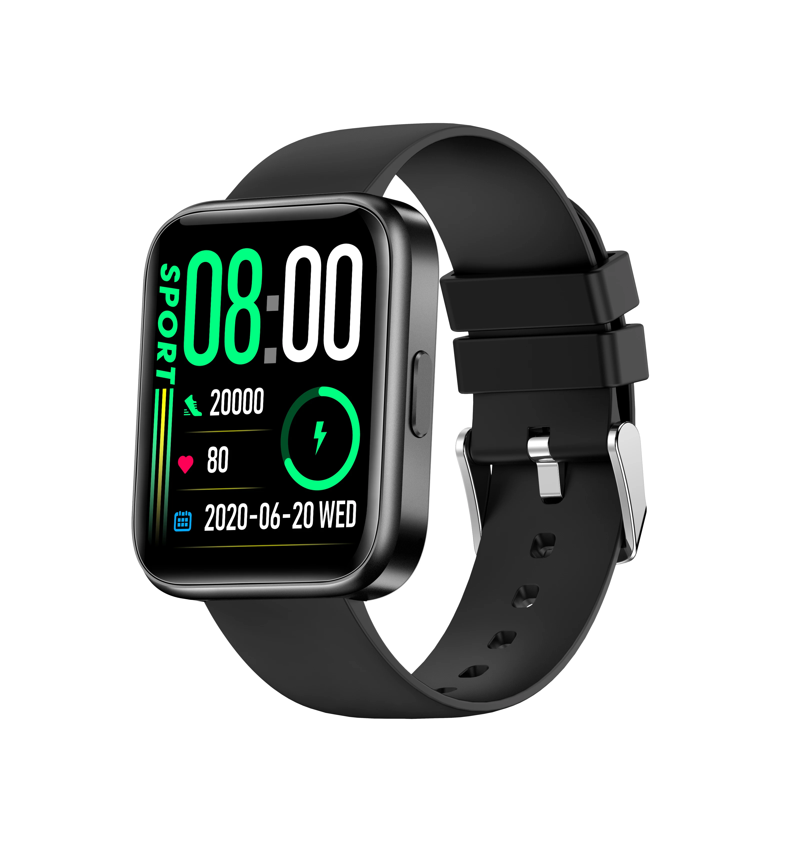 

V30 New Style Tempered Glass Exercise Blood Pressure Calling Watches with Camera Function Smart Watch