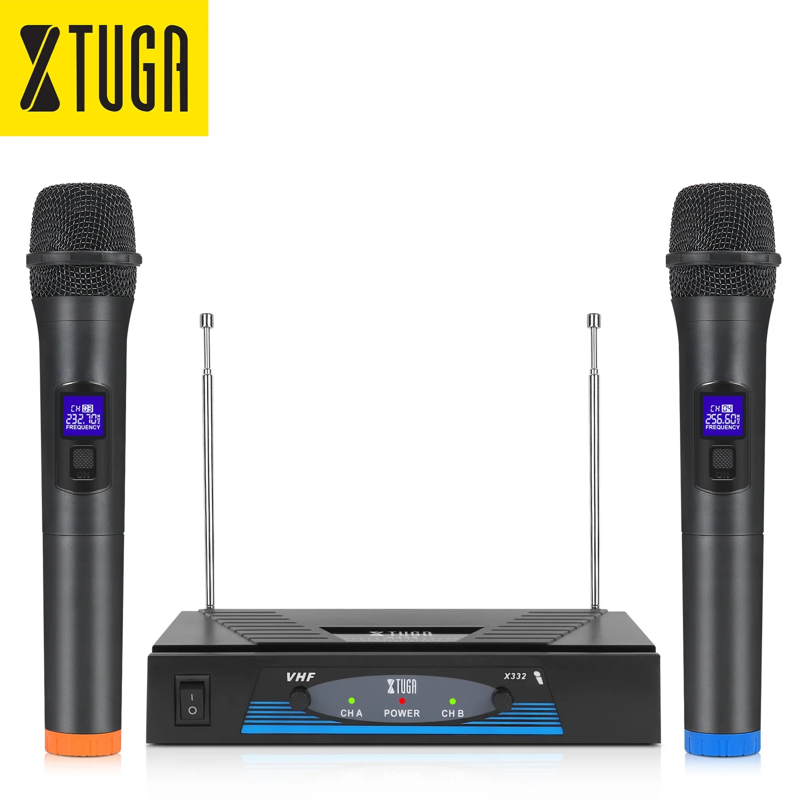 

China Wholesale Digital Display VHF Wireless Dynamic Microphone Transmitter