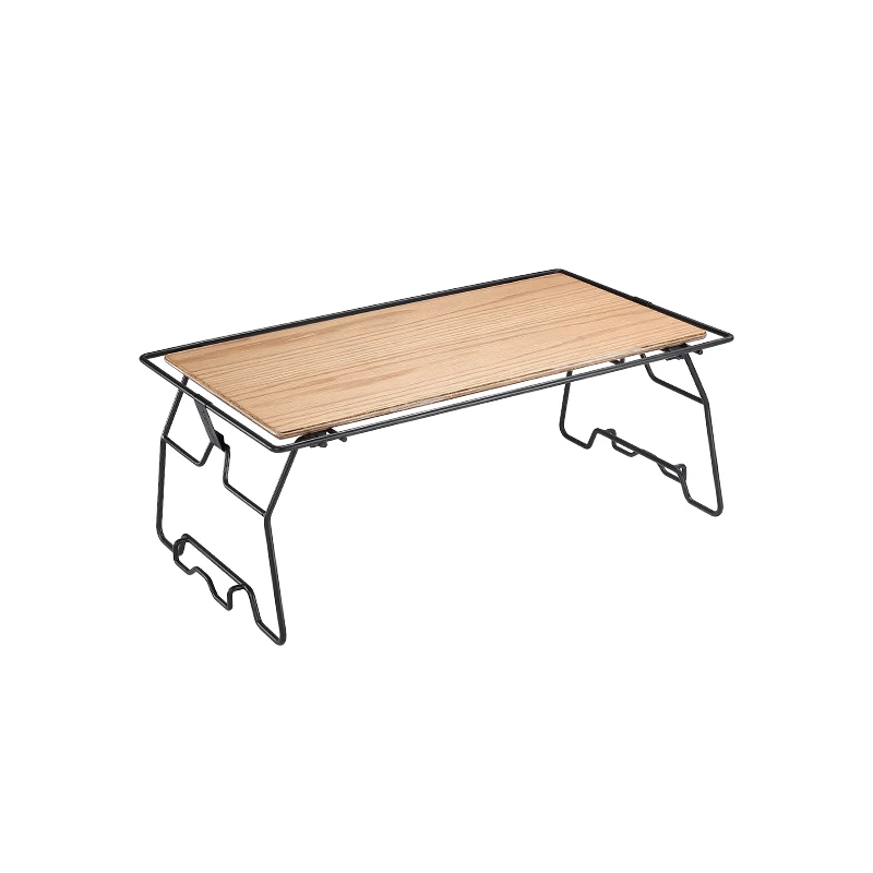 Campingmoon Camping Accessories  Custom Outdoor Table and Chair Set Dining Coffee Table Outdoor Picnic Folding Table Rack