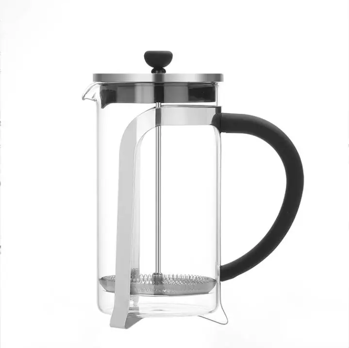 

Large capacity 1000ml stainless steel and glass french press mug