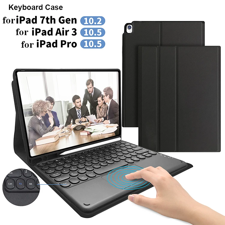 

Keyboard For iPad 7 Gen 10.2 Case With Touchpad Keyboard Case Kit