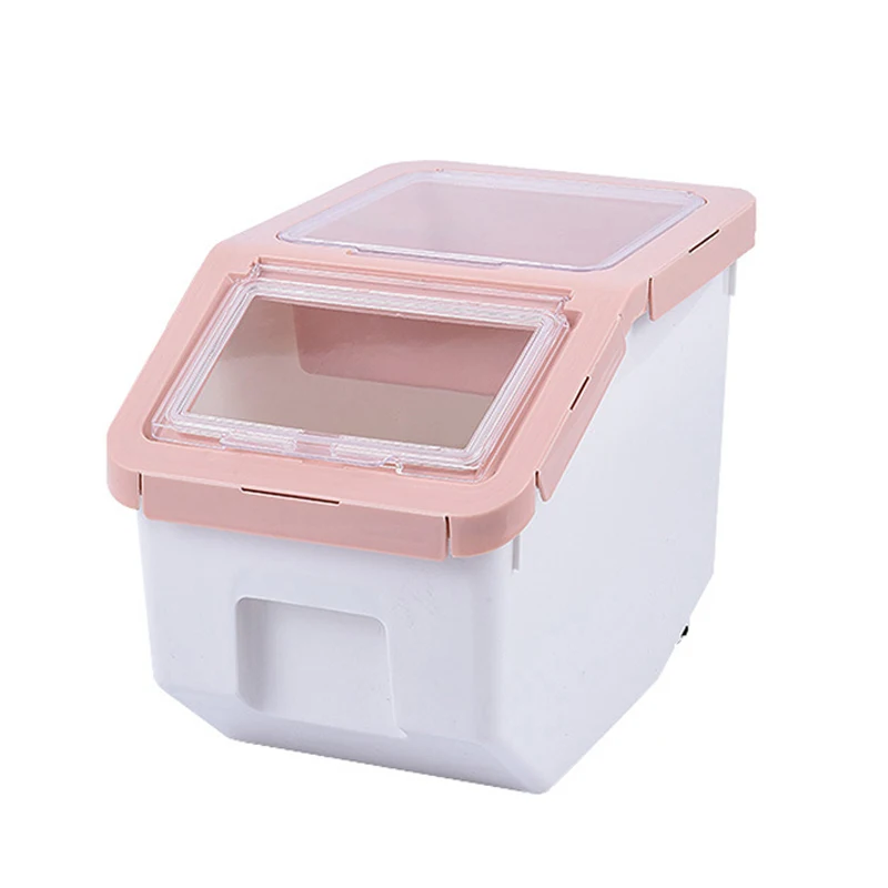 

Fashion Explosion Large Capacity Safe And Firm Plastic Sealed Food Storage Irrigation Pet Dog Food Box, Customized color