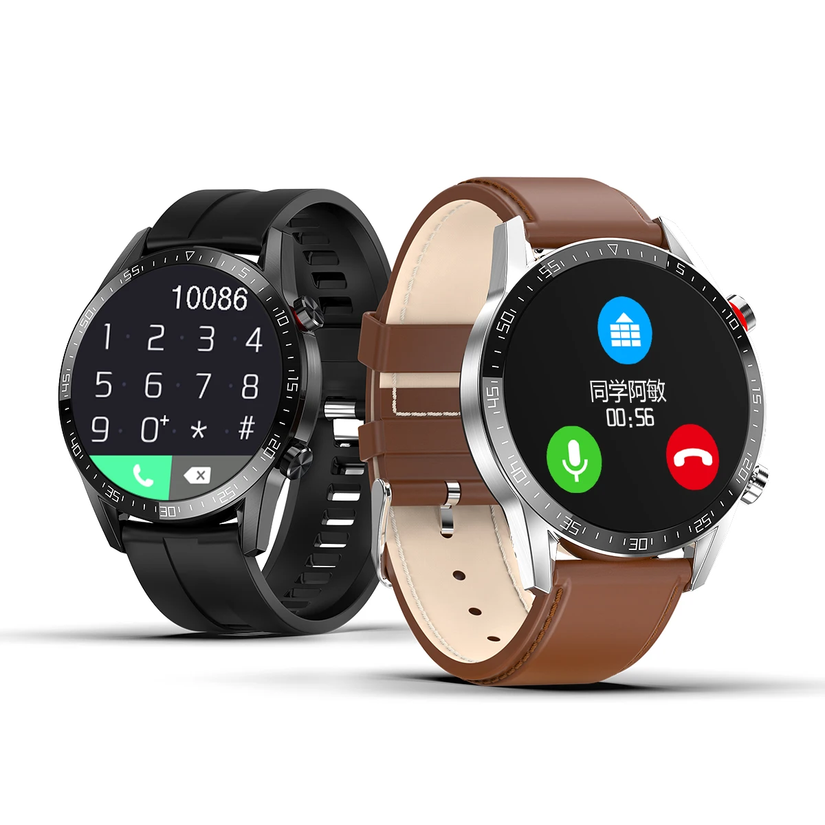 

Best selling L13 smart watch round touch BT call phone watches men wrist fitness reloj inteligente pk L7 L12 L15 smartwatch l13