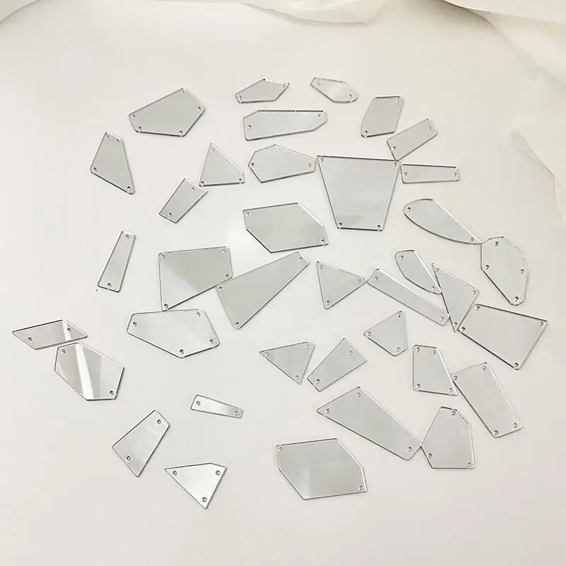 

Shiny Crystal Sew On Stones Flat Back Rhinestone Mirror Bulk Acrylic Gem For Clothing Dress