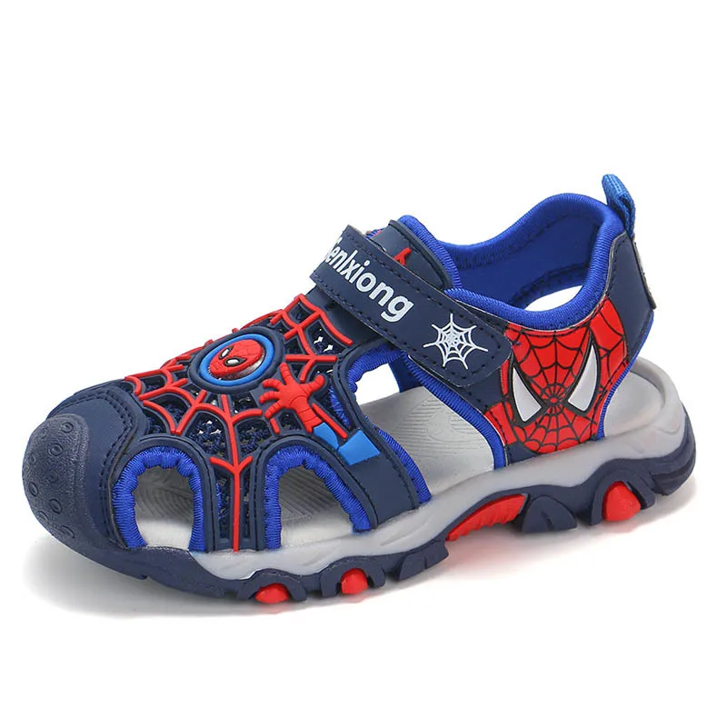 

Spider anti-slip summer boy sport sandals beach kids children outdoor sport sandals shoes, Grey/navy/red/accept customized