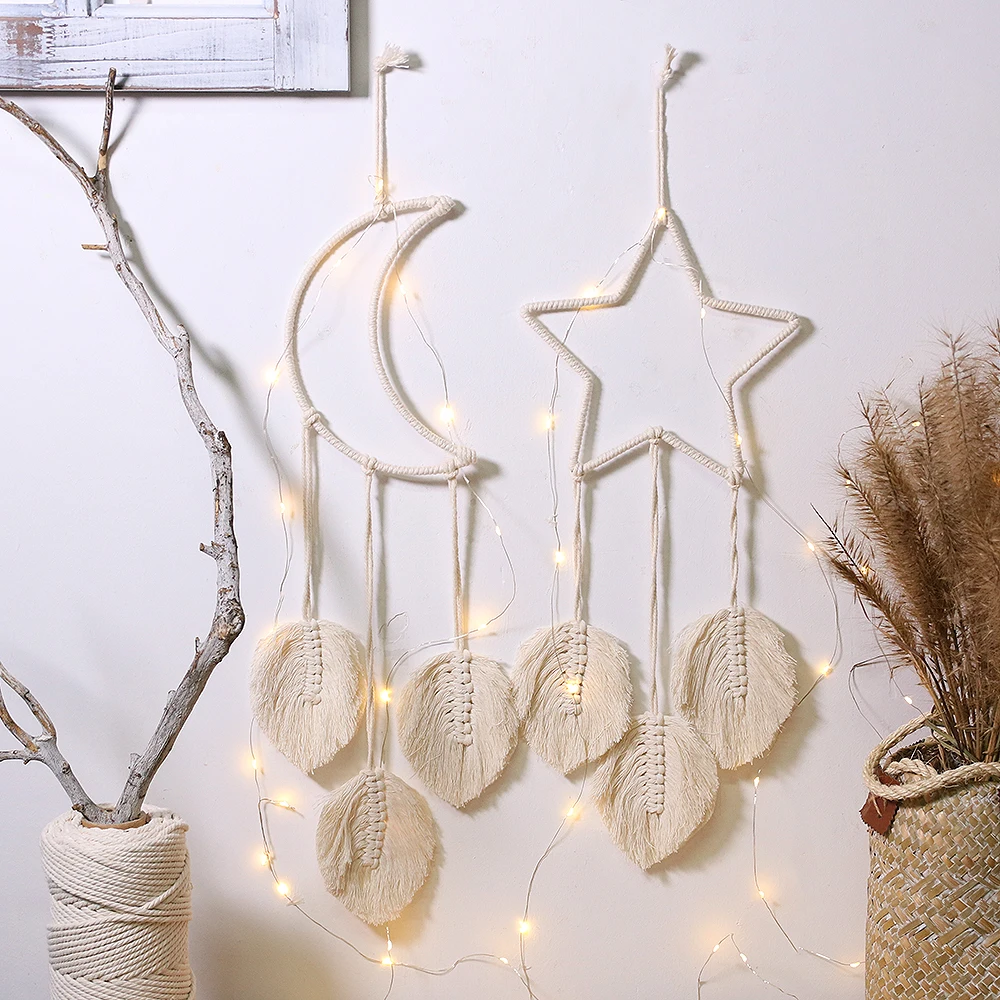 

Bohemian Christmas Handmade Wall Hanging Art Decor Dream Catcher Dreamcatcher Tapestry Bedroom Decor For Girls
