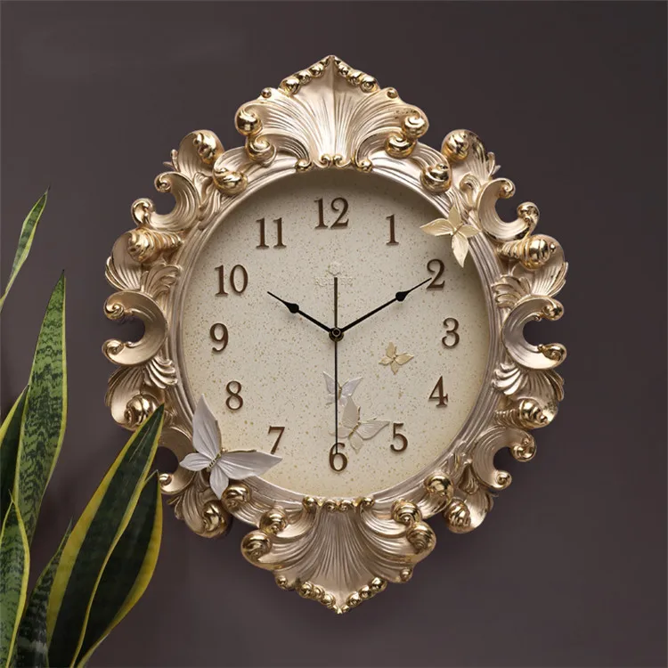

China Supplier Modern Decoration Resin Clock, Effect Unique Decorate Resin Wall Clock For Sale