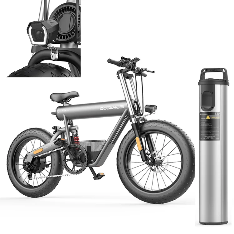 

The Most Professional T20 coswheel Wholesale 48V 500W LSY Electric Bike Electric Bicycle, Space grey