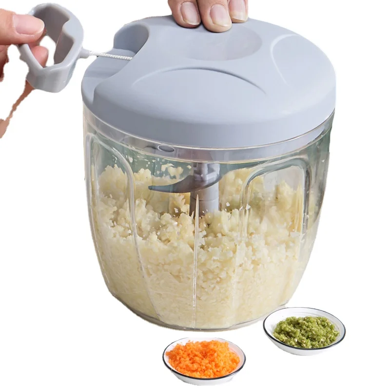 

Multifunction Manual Food Processor Vegetable Fruit Twist Shredder Kitchen Meat Grinder Chopper Garlic Crusher Cutter Triturador