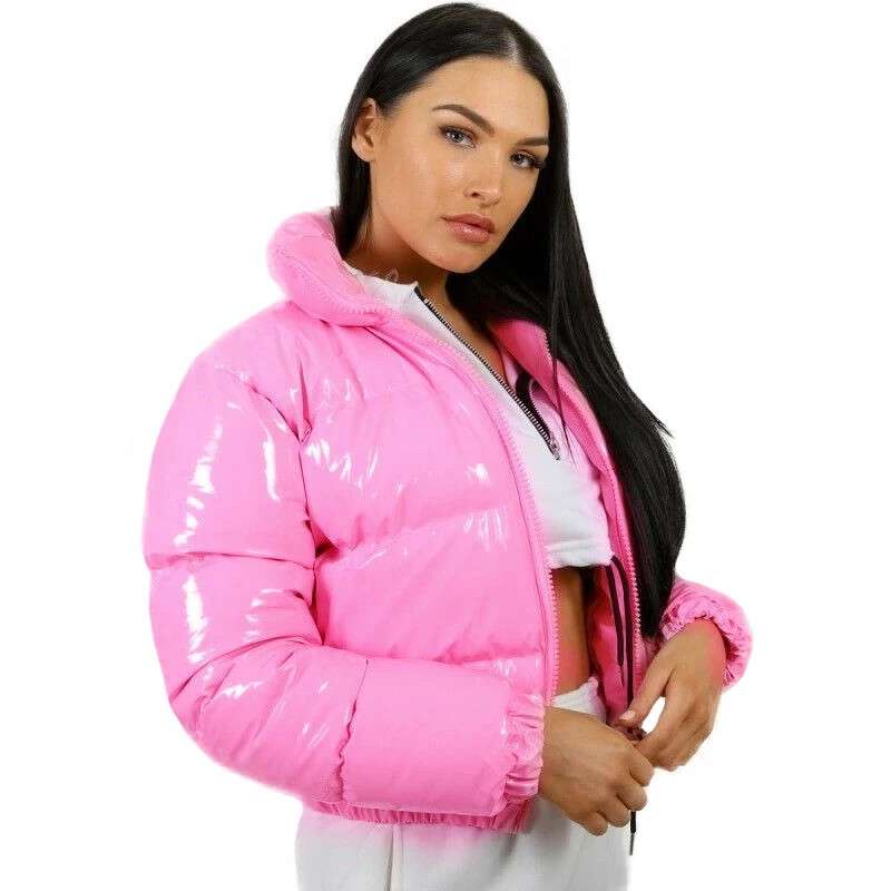 

Women Puffer Bubble Crop Coats Ladies Jackets Coats Winter Fashion Women Puff Jackets