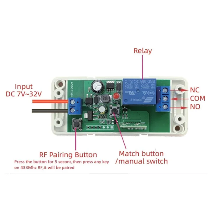 

Updated WiFi Wireless Smart Switch Inching Self-Locking Relay Module Set Inching Time from 0.5 Second to 1 Hour