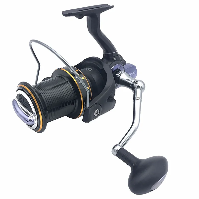 Spinning Fishing Reel  Metal Spool Max Drag Carp Salt Water Surf Spinning Big Sea Fishing Reel 8000