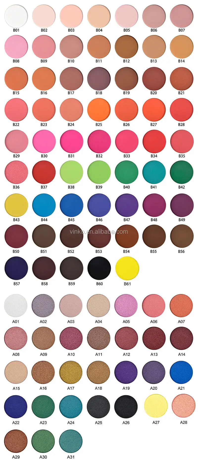 15 Color High Pigment OEM Cosmetics Makeup Custom Private Label Eyeshadow Palette