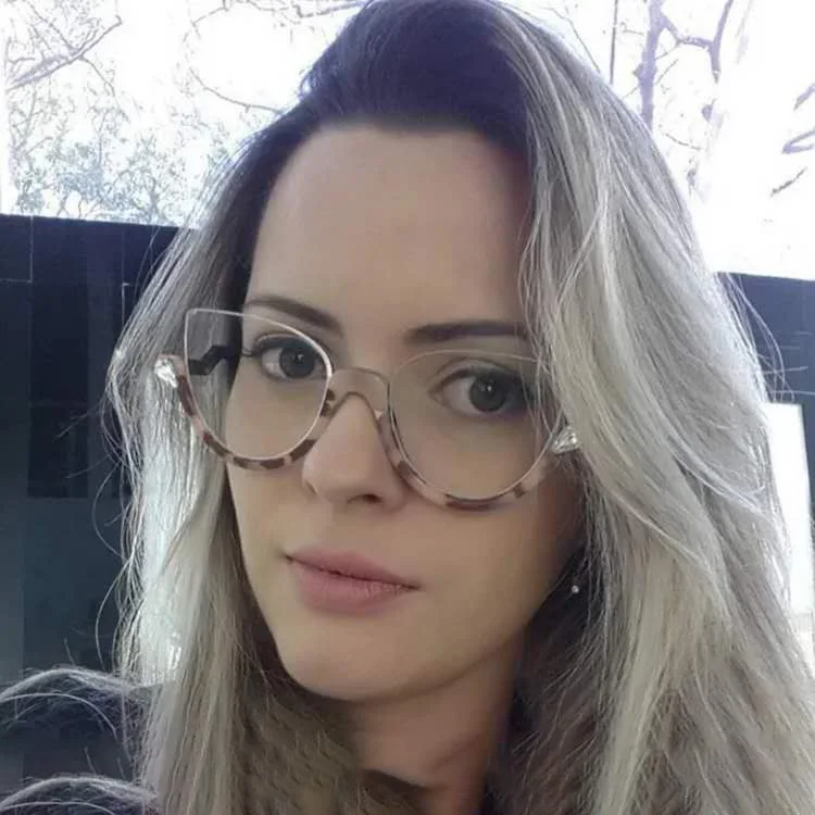 

Superhot Eyewear 12929 Fashion 2021 Half Frame Women Cat Eye Sunglasses