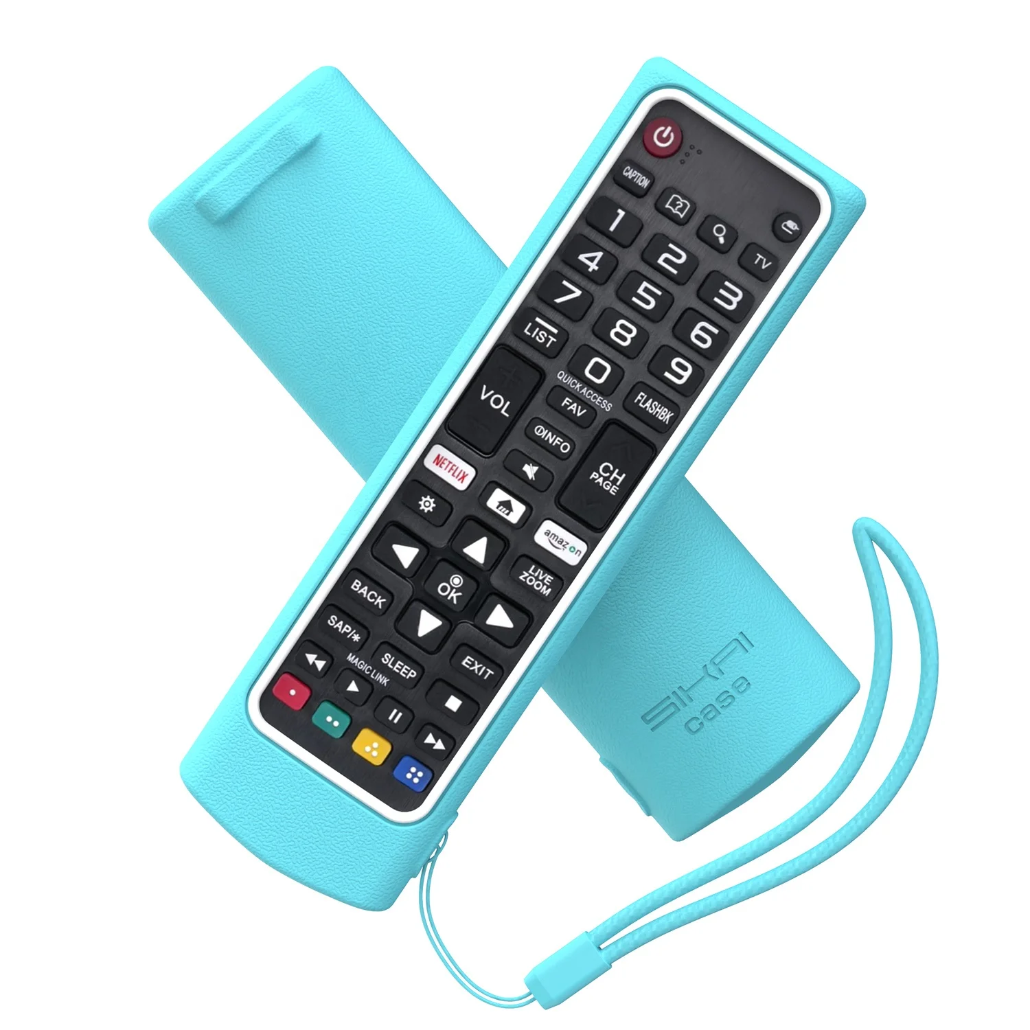 

SIKAICASE Patent New Arrival Double Color TV Remote Silicone Case AKB75095307 AKB75375604 AKB75675304 for LG 2020