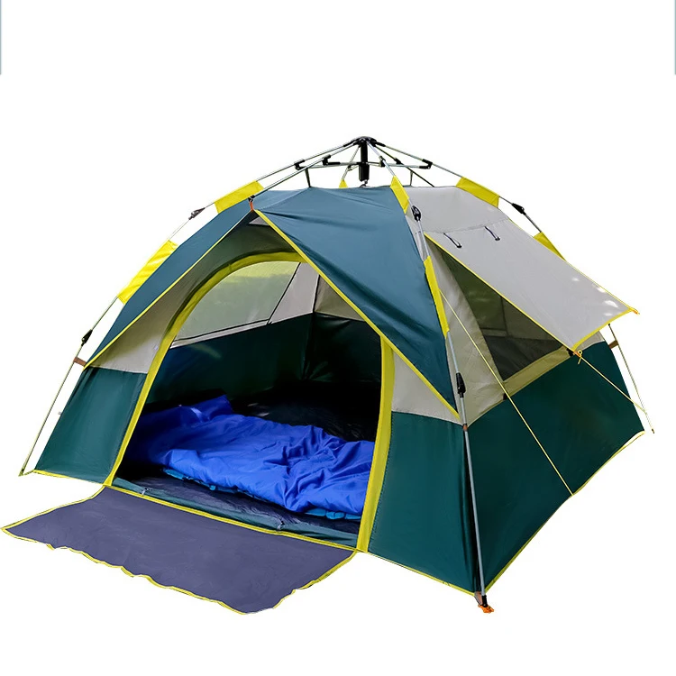 

Wholesale outdoor 3-4 person waterproof automatic camping tent Beach tent