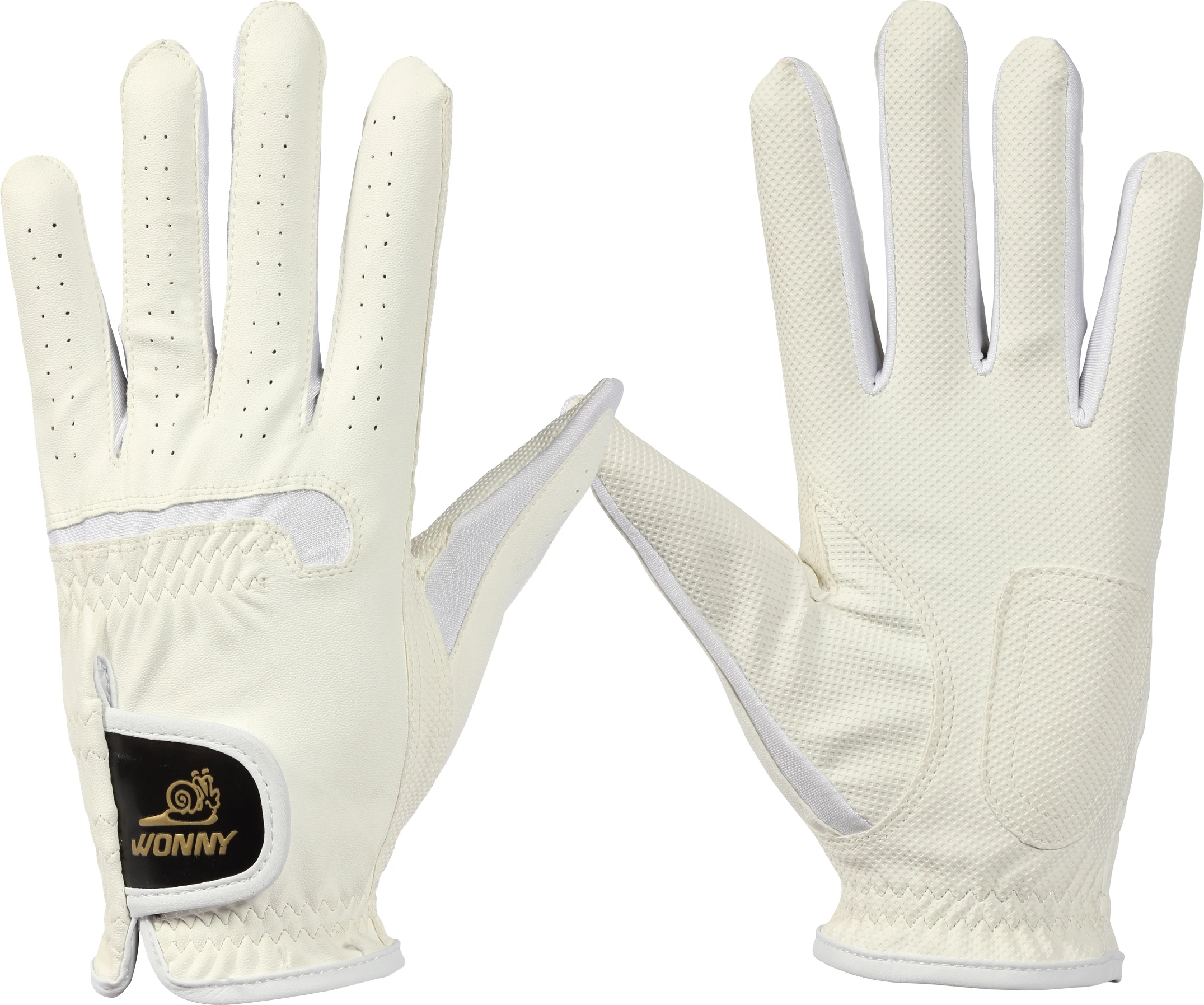 

Custom Colors Custom Logo Golf Gloves Hypertouch Pro Golf Glove Men Right Handed Golfers Golfing Gloves AAA Cabretta Leather, Black, grey