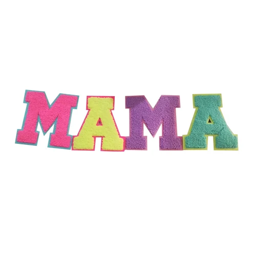 

4" Height MAMA Chenille Patch for Sweatshirt