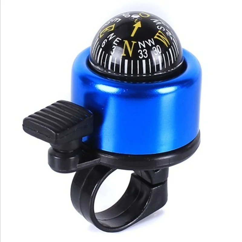 

RTS Wholesale 6 Color Choose Aluminum Alloy Mini bicycle Ring Bells Bicycle Compass 22mm Cycling Bicycle Handlebar Ring Bells, As pictures or customized