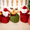 Christmas Children table felt Gift Bag Party baby Cartoon handmade Fruit basket for apple cotton candy