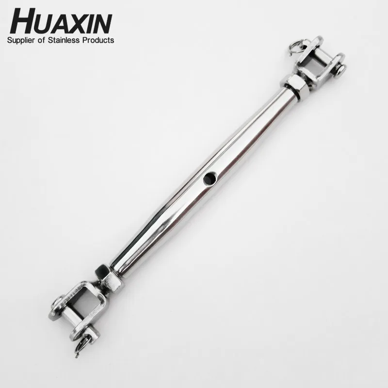 

Stainless Steel 304 Jaw and Jaw Pipe Turnbuckles Closed Body Turnbuckles M8 Turn Buckle For Wire Rope Tension