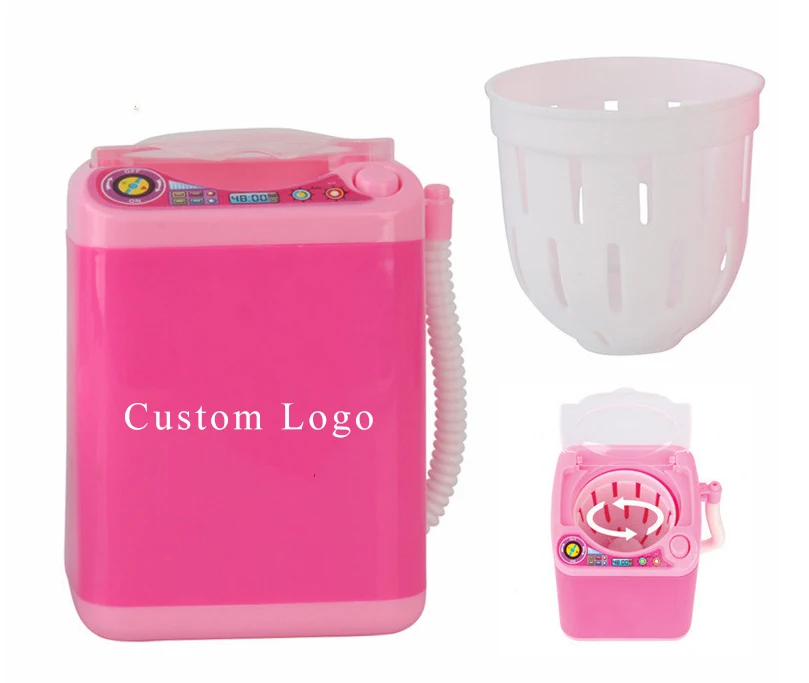 

2021 Popular eyelash mini washer machine makeup tool washing machin eyelashes cleaner, Black, pink