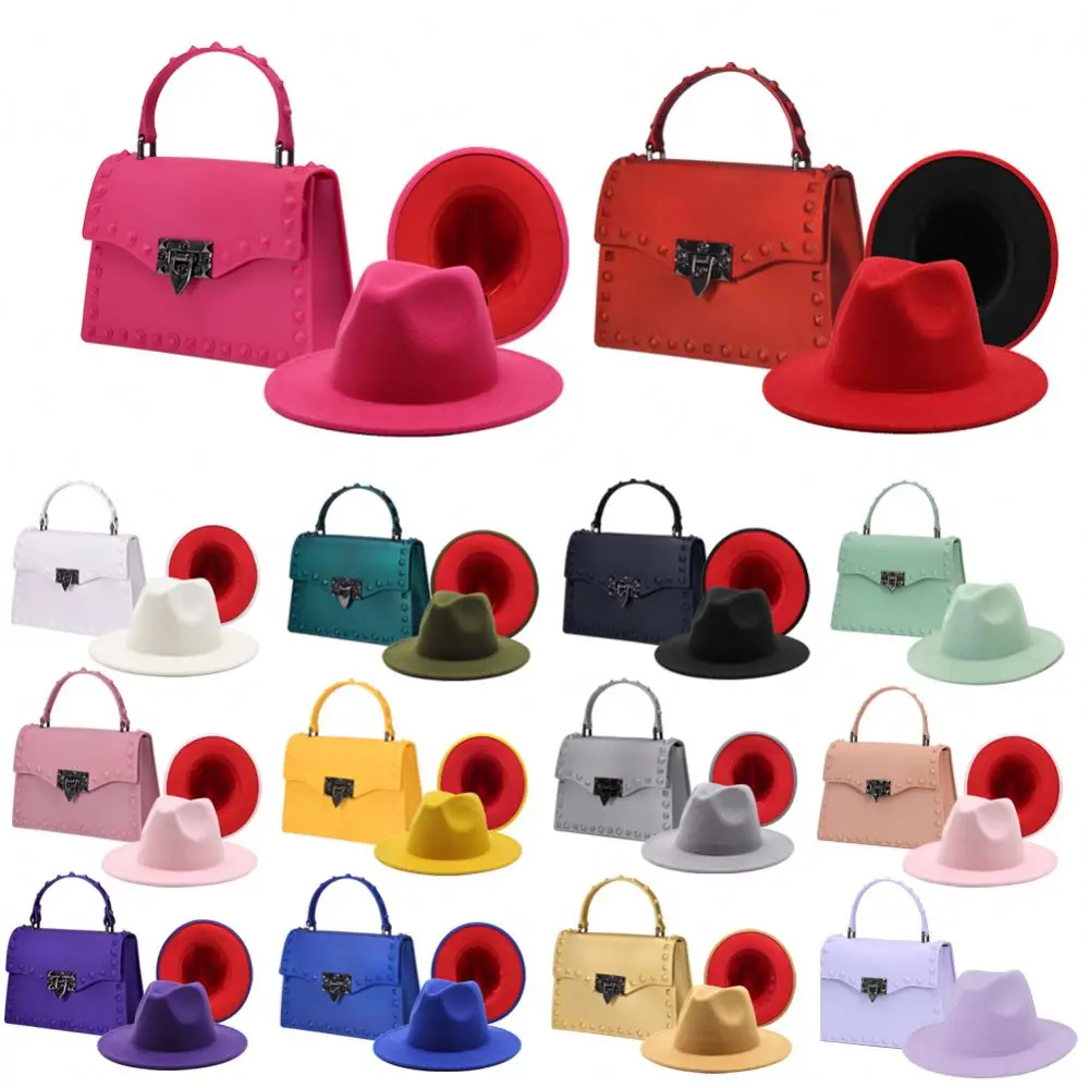 

pu bucket bag hat and purses set women handbags ladies hand bags purses and handbags for women, Any color